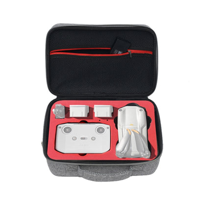 Portable Carry Case Waterproof Scratch-proof Anti-shock Travel Carrying Cover Case Box for DJI Air 2s(Grey+Red Liner) - Carry Cases & Bags by buy2fix | Online Shopping UK | buy2fix