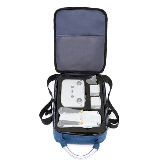Shockproof Waterproof Single Shoulder Storage Travel Carrying Cover Case Box for DJI Air 2S(Blue+Black Liner) - Carry Cases & Bags by buy2fix | Online Shopping UK | buy2fix
