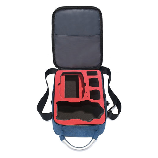 Shockproof Waterproof Single Shoulder Storage Travel Carrying Cover Case Box for DJI Air 2S(Blue+Red Liner) - Carry Cases & Bags by buy2fix | Online Shopping UK | buy2fix