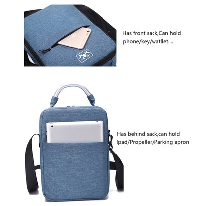 Shockproof Waterproof Single Shoulder Storage Travel Carrying Cover Case Box for DJI Air 2S(Blue+Black Liner) - Carry Cases & Bags by buy2fix | Online Shopping UK | buy2fix