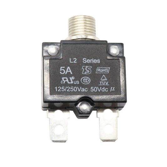 L2 Series 50V Car Overload Protector Manual Reset DC Circuit Breaker with Waterproof Cover, Current:5A - Fuse by buy2fix | Online Shopping UK | buy2fix
