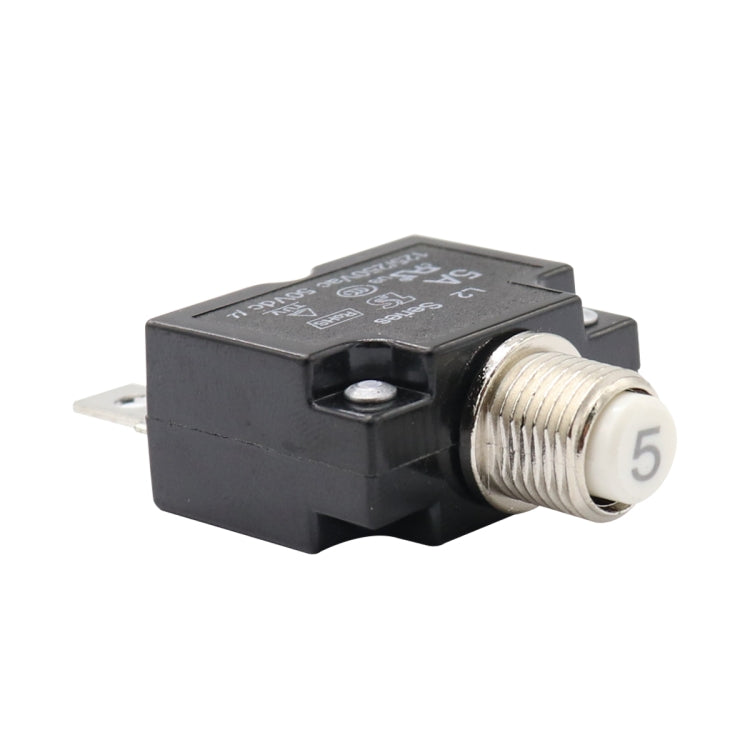 L2 Series 50V Car Overload Protector Manual Reset DC Circuit Breaker with Waterproof Cover, Current:5A - Fuse by buy2fix | Online Shopping UK | buy2fix
