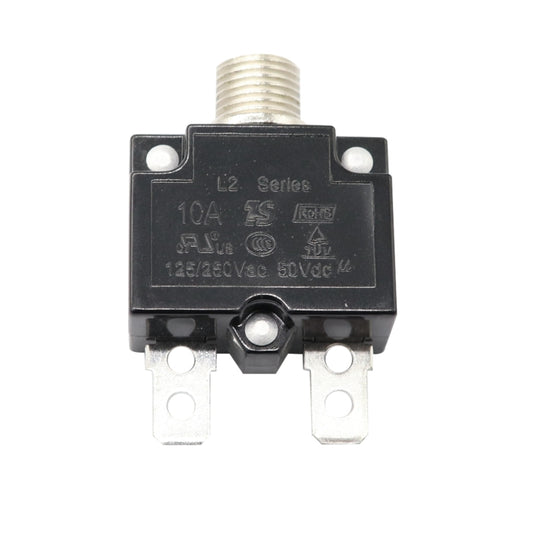 L2 Series 50V Car Overload Protector Manual Reset DC Circuit Breaker with Waterproof Cover, Current:10A - Fuse by buy2fix | Online Shopping UK | buy2fix