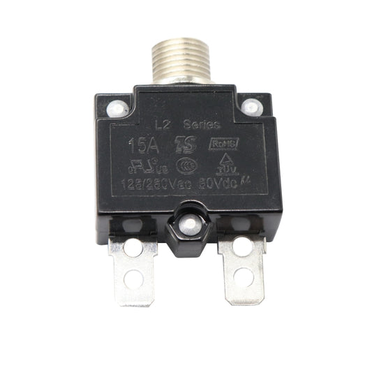 L2 Series 50V Car Overload Protector Manual Reset DC Circuit Breaker with Waterproof Cover, Current:15A - Fuse by buy2fix | Online Shopping UK | buy2fix