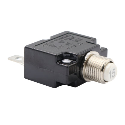 L2 Series 50V Car Overload Protector Manual Reset DC Circuit Breaker with Waterproof Cover, Current:15A - Fuse by buy2fix | Online Shopping UK | buy2fix
