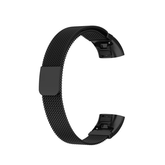 For Huawei Band 3 Pro / 4 Pro Milanese Watch Band(Black) - Watch Bands by buy2fix | Online Shopping UK | buy2fix