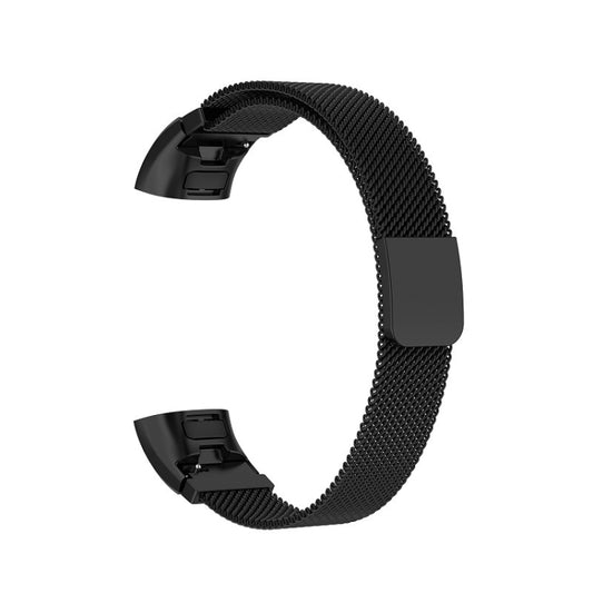 For Huawei Band 3 Pro / 4 Pro Milanese Watch Band(Black) - Watch Bands by buy2fix | Online Shopping UK | buy2fix