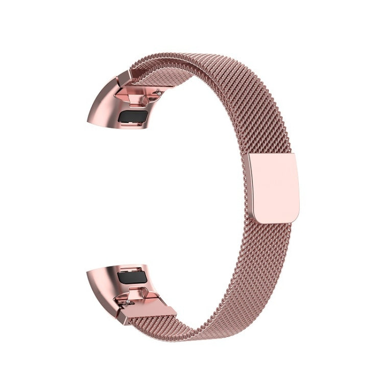 For Huawei Band 3 Pro / 4 Pro Milanese Watch Band(Rose Pink) by buy2fix