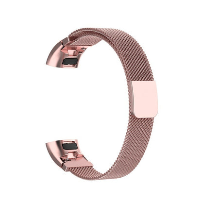 For Huawei Band 3 Pro / 4 Pro Milanese Watch Band(Rose Pink) by buy2fix