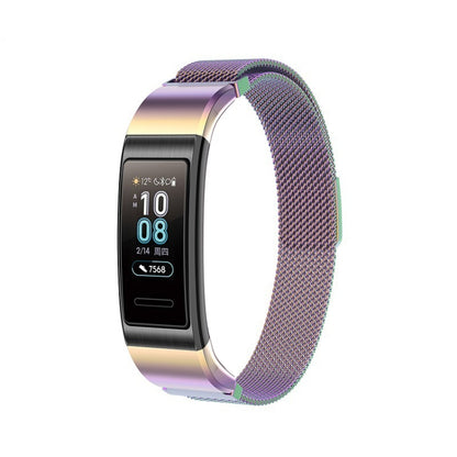 For Huawei Band 3 Pro / 4 Pro Milanese Watch Band(Colorful) - Watch Bands by buy2fix | Online Shopping UK | buy2fix