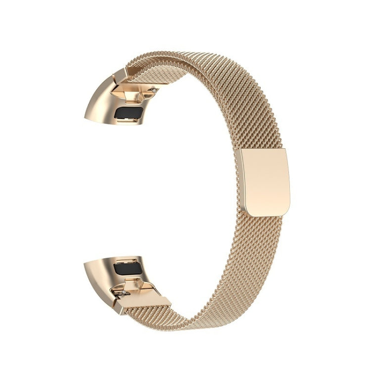 For Huawei Band 3 Pro / 4 Pro Milanese Watch Band(Champagne Gold) by buy2fix