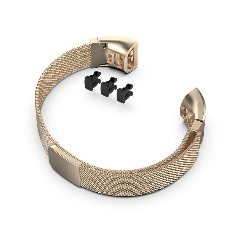 For Huawei Band 3 Pro / 4 Pro Milanese Watch Band(Champagne Gold) by buy2fix