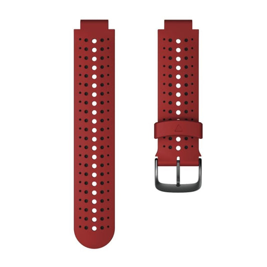 For Garmin Forerunner 220 Two-color Silicone Watch Band(Red Black) - Watch Bands by buy2fix | Online Shopping UK | buy2fix
