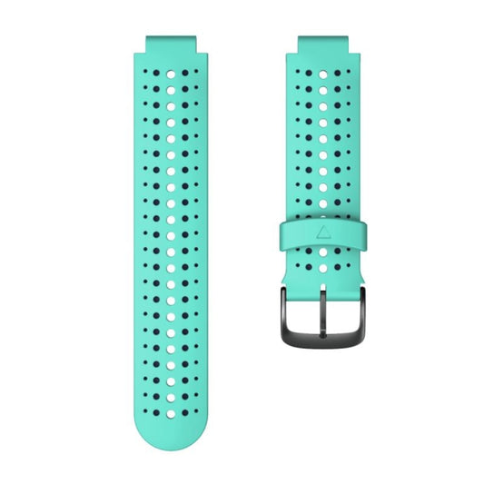 For Garmin Forerunner 220 Two-color Silicone Watch Band(Mint Green Blue) - Watch Bands by buy2fix | Online Shopping UK | buy2fix