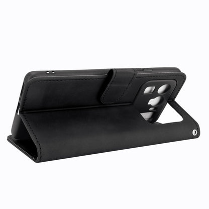 For Xiaomi Mi 11 Ultra Solid Color Skin Feel Magnetic Buckle Horizontal Flip Calf Texture PU Leather Case with Holder & Card Slots & Wallet(Black) - Xiaomi Cases by buy2fix | Online Shopping UK | buy2fix
