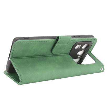For Xiaomi Mi 11 Ultra Solid Color Skin Feel Magnetic Buckle Horizontal Flip Calf Texture PU Leather Case with Holder & Card Slots & Wallet(Green) - Xiaomi Cases by buy2fix | Online Shopping UK | buy2fix