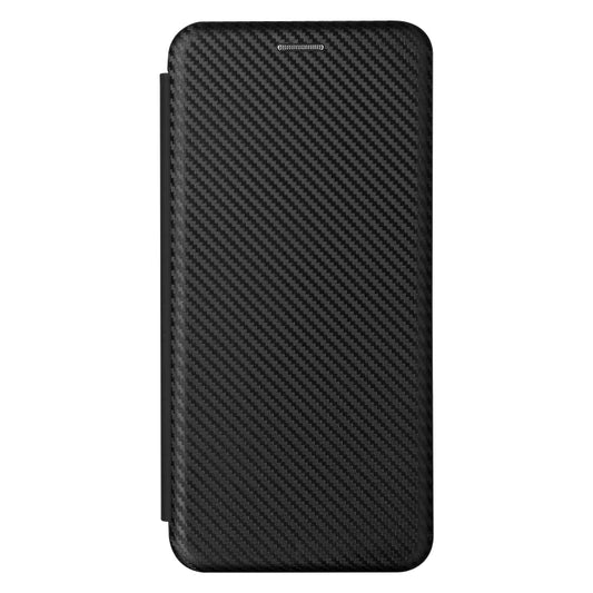 For Realme C21 Carbon Fiber Texture Horizontal Flip TPU + PC + PU Leather Case with Card Slot(Black) by buy2fix