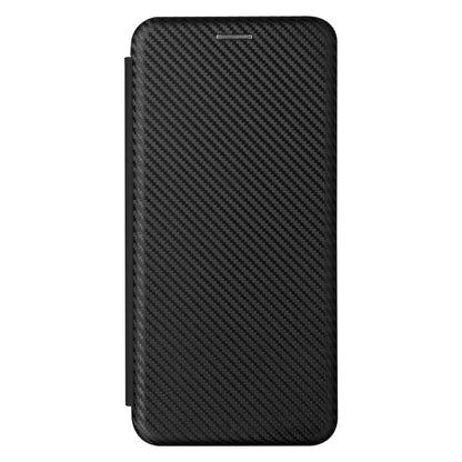 For Realme C21 Carbon Fiber Texture Horizontal Flip TPU + PC + PU Leather Case with Card Slot(Black) - Realme Cases by buy2fix | Online Shopping UK | buy2fix
