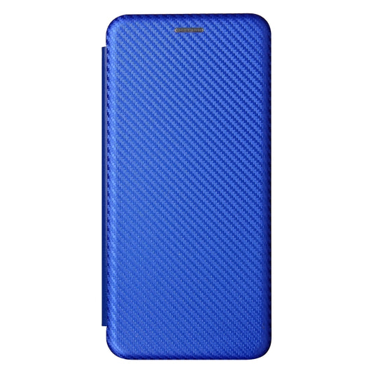 For Realme C21 Carbon Fiber Texture Horizontal Flip TPU + PC + PU Leather Case with Card Slot(Blue) - Realme Cases by buy2fix | Online Shopping UK | buy2fix