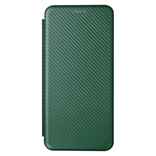 For Realme C21 Carbon Fiber Texture Horizontal Flip TPU + PC + PU Leather Case with Card Slot(Green) - Realme Cases by buy2fix | Online Shopping UK | buy2fix