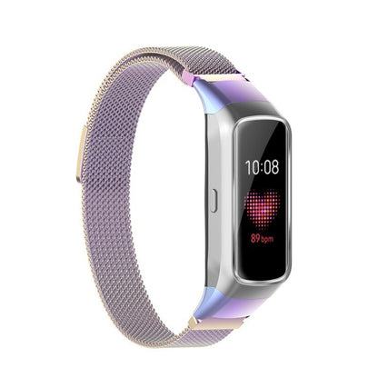 For Samsung Galaxy Fit SM-R370 Milanese Watch Band(Colorful) - Watch Bands by buy2fix | Online Shopping UK | buy2fix