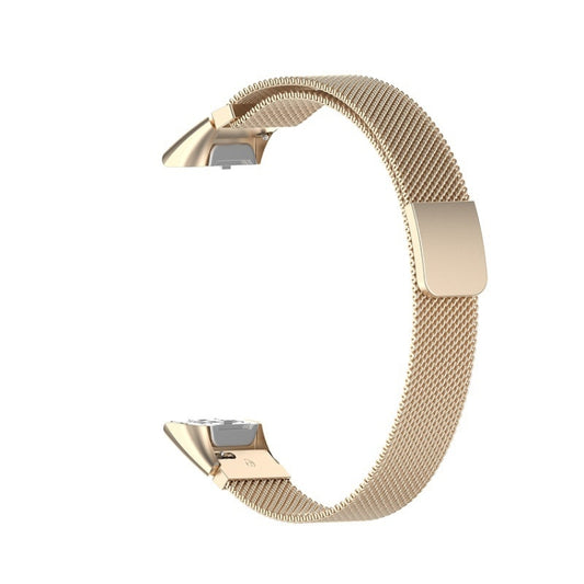For Samsung Galaxy Fit SM-R370 Milanese Watch Band(Champagne Gold) - Watch Bands by buy2fix | Online Shopping UK | buy2fix