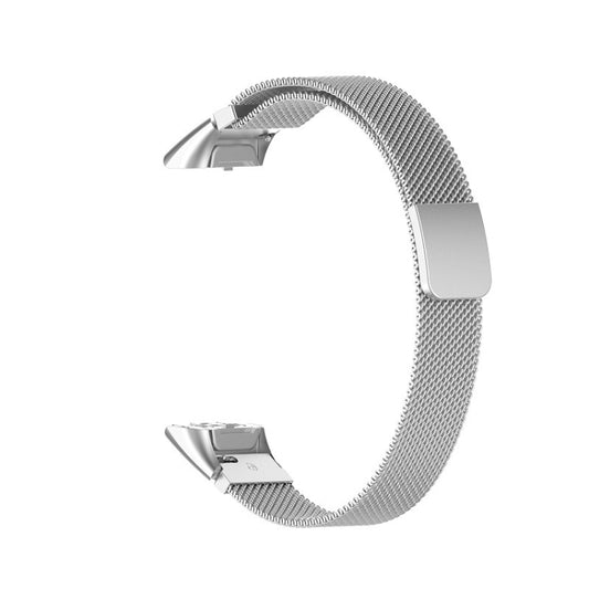 For Samsung Galaxy Fit SM-R370 Milanese Watch Band(Silver) - Watch Bands by buy2fix | Online Shopping UK | buy2fix