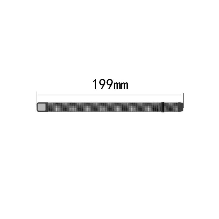 For Samsung Galaxy Fit SM-R370 Milanese Watch Band(Rose Pink) - Watch Bands by buy2fix | Online Shopping UK | buy2fix