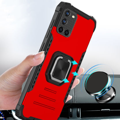 For Samsung Galaxy A52 4G / 5G Fierce Warrior Series Armor All-inclusive Shockproof Aluminum Alloy + TPU Protective Case with Ring Holder(Black) by buy2fix