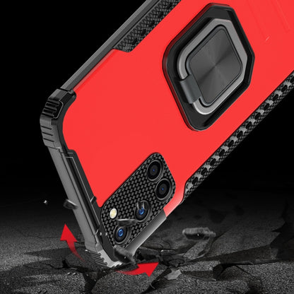 For Samsung Galaxy A52 4G / 5G Fierce Warrior Series Armor All-inclusive Shockproof Aluminum Alloy + TPU Protective Case with Ring Holder(Black) by buy2fix