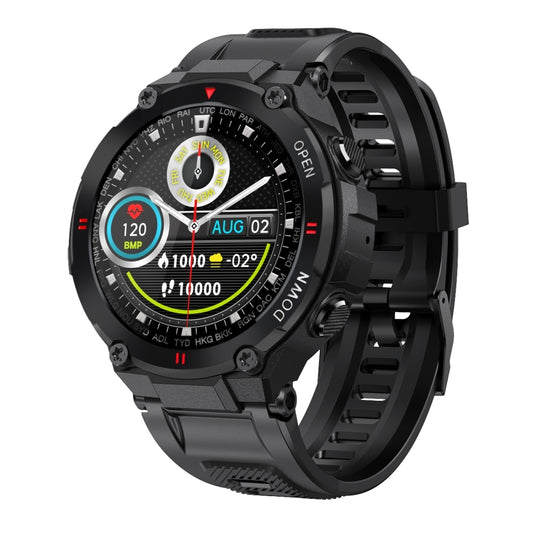 K22 1.28 inch IPS Screen Smart Watch, Support Menstrual Cycle Reminder / Bluetooth Call / Sleep Monitoring(Black) - Smart Watches by buy2fix | Online Shopping UK | buy2fix