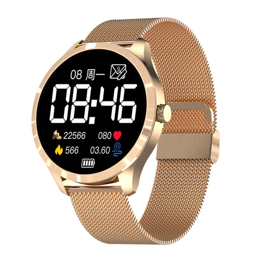 Q9L 1.28 inch IPS Color Screen IP67 Waterproof Smart Watch, Support Blood Pressure Monitoring / Heart Rate Monitoring / Sleep Monitoring(Gold) by buy2fix