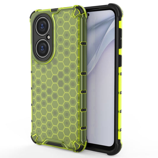 For Huawei P50 Pro Shockproof Honeycomb PC + TPU Protective Case(Green) - Huawei Cases by buy2fix | Online Shopping UK | buy2fix
