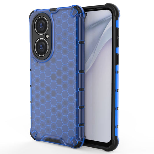 For Huawei P50 Pro Shockproof Honeycomb PC + TPU Protective Case(Blue) - Huawei Cases by buy2fix | Online Shopping UK | buy2fix