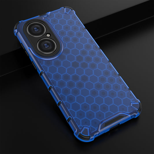 For Huawei P50 Pro Shockproof Honeycomb PC + TPU Protective Case(Blue) - Huawei Cases by buy2fix | Online Shopping UK | buy2fix