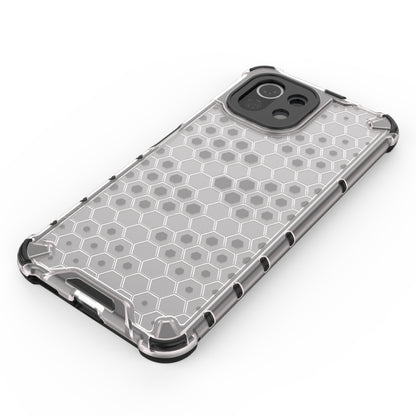 For Xiaomi Mi 11 Lite Shockproof Honeycomb PC + TPU Protective Case(Black) - Xiaomi Cases by buy2fix | Online Shopping UK | buy2fix