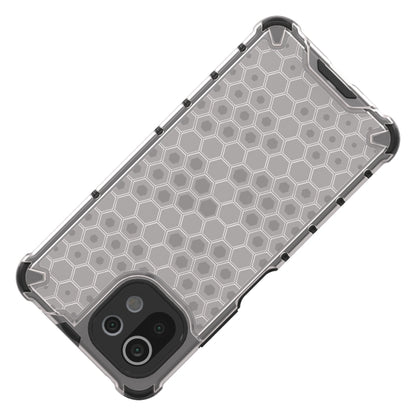 For Xiaomi Mi 11 Lite Shockproof Honeycomb PC + TPU Protective Case(Black) - Xiaomi Cases by buy2fix | Online Shopping UK | buy2fix
