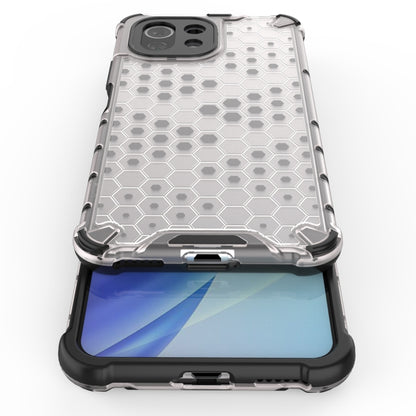 For Xiaomi Mi 11 Lite Shockproof Honeycomb PC + TPU Protective Case(Black) - Xiaomi Cases by buy2fix | Online Shopping UK | buy2fix