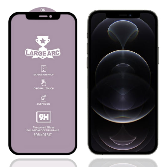 For iPhone 12 / 12 Pro 9H HD Large Arc High Alumina Full Screen Tempered Glass Film - iPhone 12 / 12 Pro Tempered Glass by buy2fix | Online Shopping UK | buy2fix