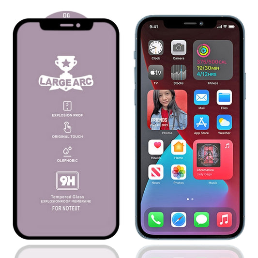 For iPhone 12 Pro Max 9H HD Large Arc High Alumina Full Screen Tempered Glass Film - iPhone 12 Pro Max Tempered Glass by buy2fix | Online Shopping UK | buy2fix