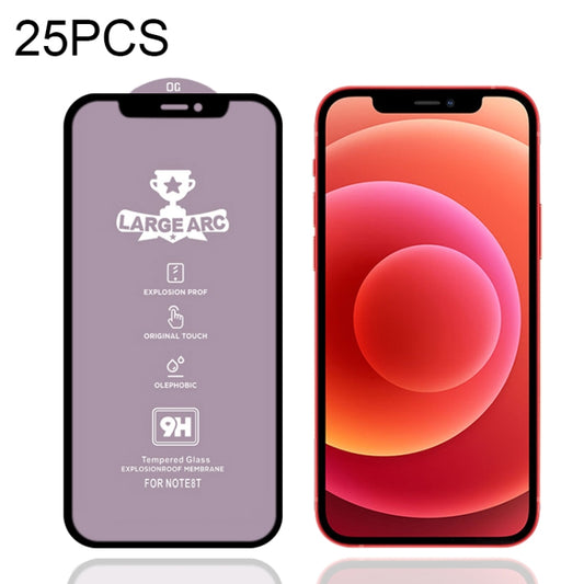 For iPhone 12 mini 25pcs 9H HD Large Arc High Alumina Full Screen Tempered Glass Film - iPhone 12 mini Tempered Glass by buy2fix | Online Shopping UK | buy2fix