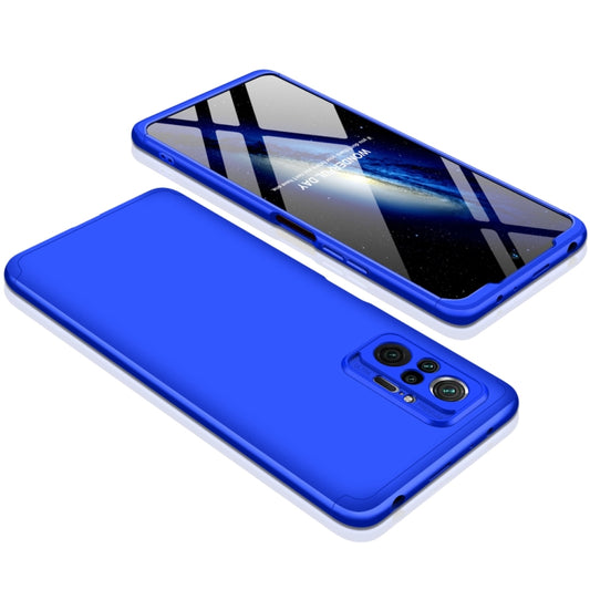 For Xiaomi Redmi Note 10 Pro / Note 10 Pro Max GKK Three Stage Splicing Full Coverage PC Protective Case(Blue) - Xiaomi Cases by GKK | Online Shopping UK | buy2fix