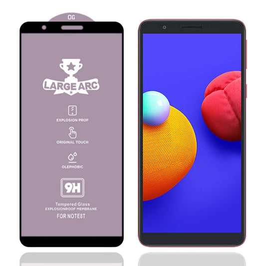 For Samsung Galaxy A01 Core / A3 Core 9H HD Large Arc High Alumina Full Screen Tempered Glass Film - Galaxy Tempered Glass by buy2fix | Online Shopping UK | buy2fix
