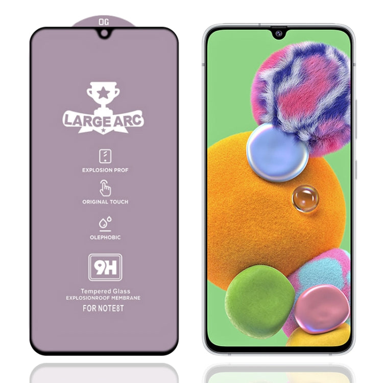 For Samsung Galaxy A90 5G 9H HD Large Arc High Alumina Full Screen Tempered Glass Film - Galaxy Tempered Glass by buy2fix | Online Shopping UK | buy2fix