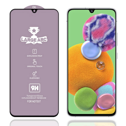 For Samsung Galaxy A90 5G 9H HD Large Arc High Alumina Full Screen Tempered Glass Film - Galaxy Tempered Glass by buy2fix | Online Shopping UK | buy2fix