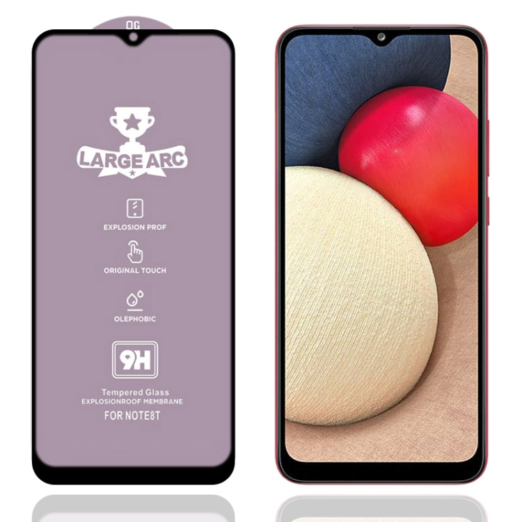 For Samsung Galaxy A02s 9H HD Large Arc High Alumina Full Screen Tempered Glass Film - Galaxy Tempered Glass by buy2fix | Online Shopping UK | buy2fix
