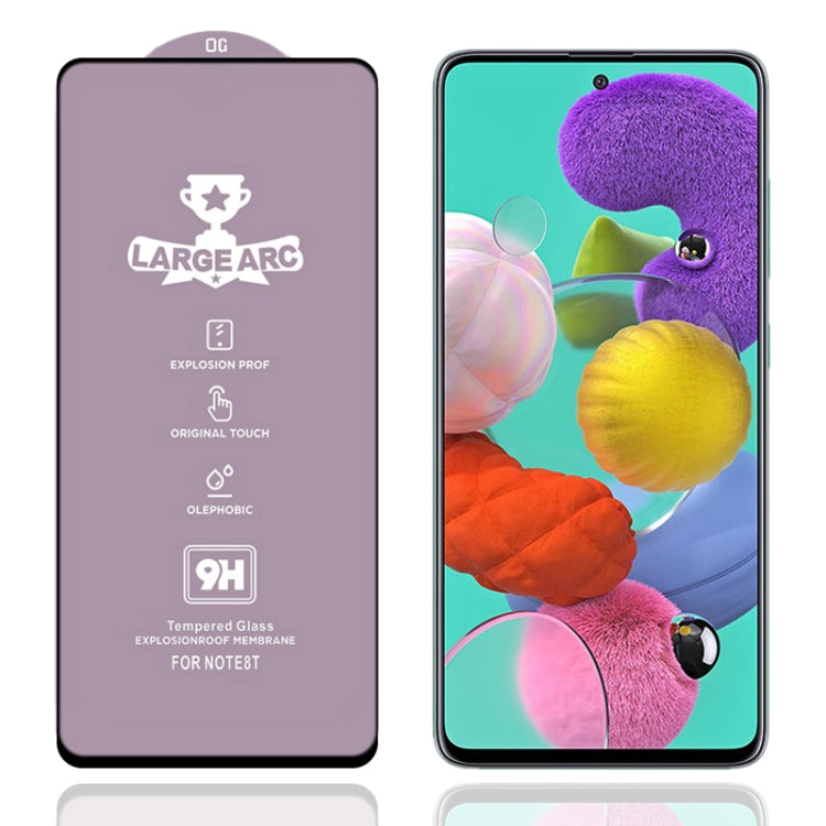 For Samsung Galaxy A51 9H HD Large Arc High Alumina Full Screen Tempered Glass Film - Galaxy Tempered Glass by buy2fix | Online Shopping UK | buy2fix