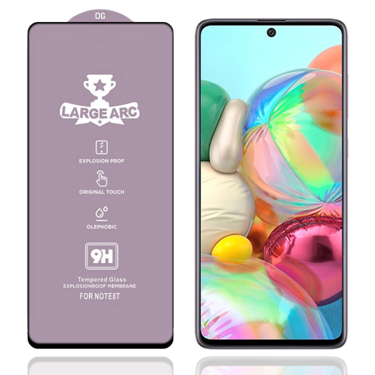 For Samsung Galaxy A71 9H HD Large Arc High Alumina Full Screen Tempered Glass Film - Galaxy Tempered Glass by buy2fix | Online Shopping UK | buy2fix