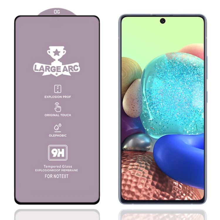 For Samsung Galaxy A71 5G 9H HD Large Arc High Alumina Full Screen Tempered Glass Film - Galaxy Tempered Glass by buy2fix | Online Shopping UK | buy2fix