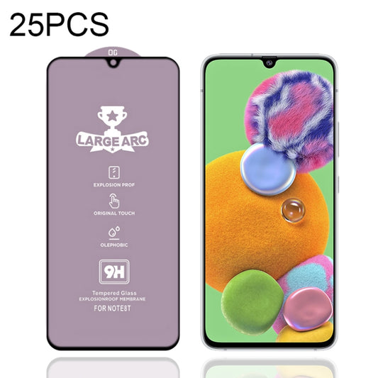 For Samsung Galaxy A90 5G 25 PCS 9H HD Large Arc High Alumina Full Screen Tempered Glass Film - Galaxy Tempered Glass by buy2fix | Online Shopping UK | buy2fix